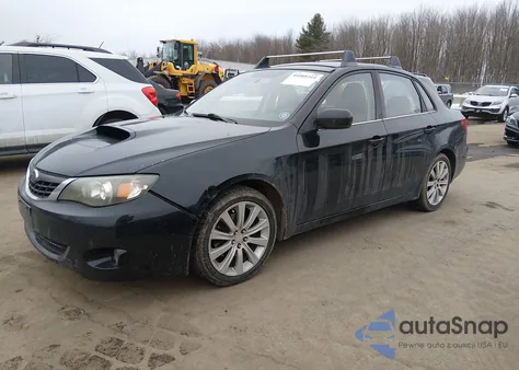 2008 Subaru Impreza Wrx z USA, uszkodzony, nr VIN JF1GE74678G510054